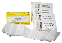 622 - QF Bandage Compress 2" 4 Box R523192 - WR